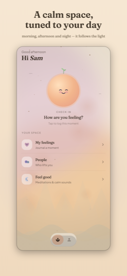 AfterFeel home screen